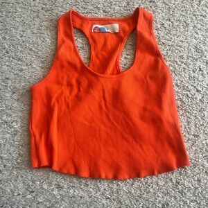 Free People Beach Burnt Orange Tank Top